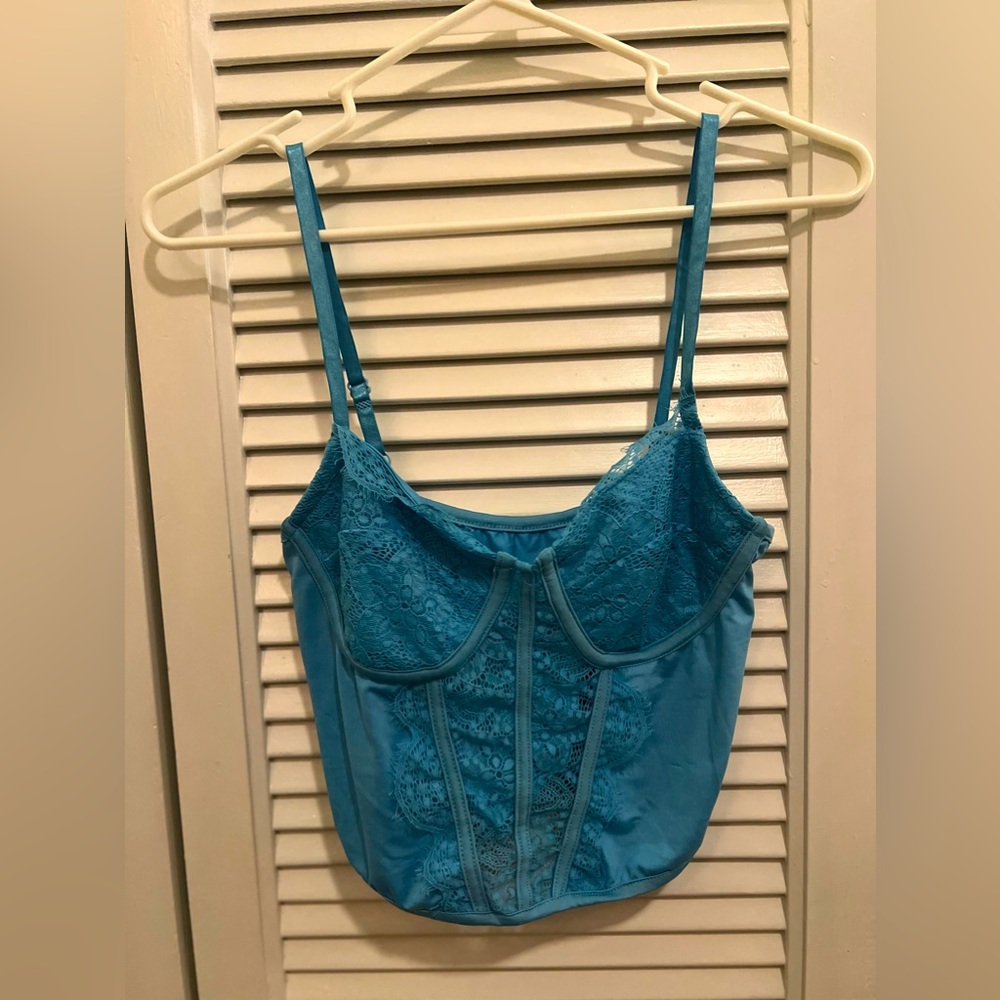 Blue tank top